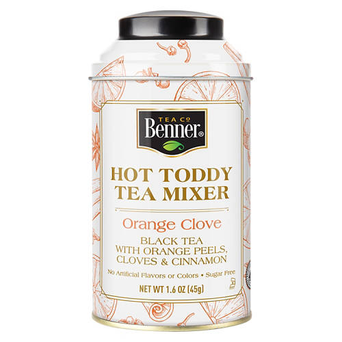 Benner Sugar Free Orange Clove Hot Toddy Tea Mixer, 1.6 oz